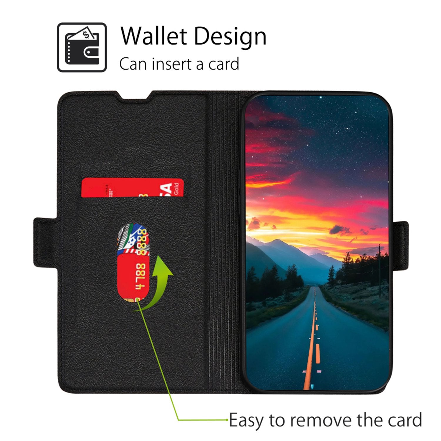 For Oppo Find X7 Ultra Shockproof Case TPU+PU Leather Card Holder Phone Cover For Oppo Find X7 Ultra Shockproof Case TPU+PU Leather Card Holder Phone Cover